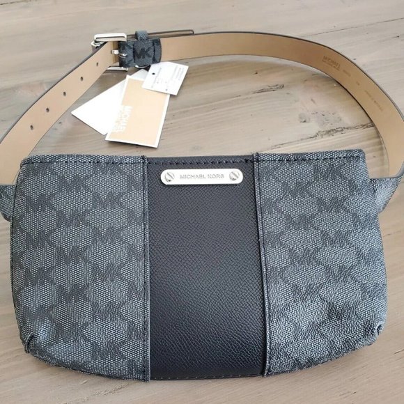 Michael Kors Belt Bag Small Medium Black - Picture 1 of 11